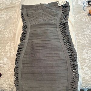Gray Bandage Dress
